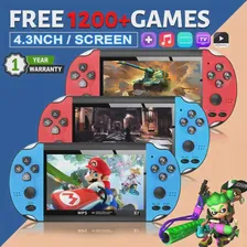 Портативная Игровая консоль X7 с 4/3 Дюймовым Дисплеем, Ретро Игровая Консоль, Портативная Встроенная Игровая Консоль 10000 128 Бит, 8 гб 32 ГБ, Ностальгия