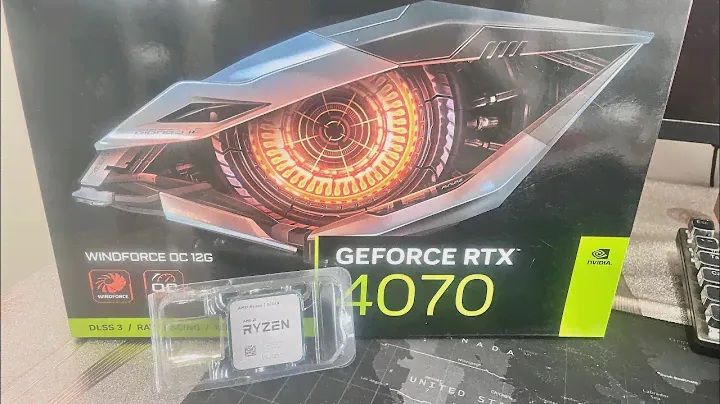 Распаковка Ryzen 7 5700x и RTX 4070 Gigabyte Windforce OC